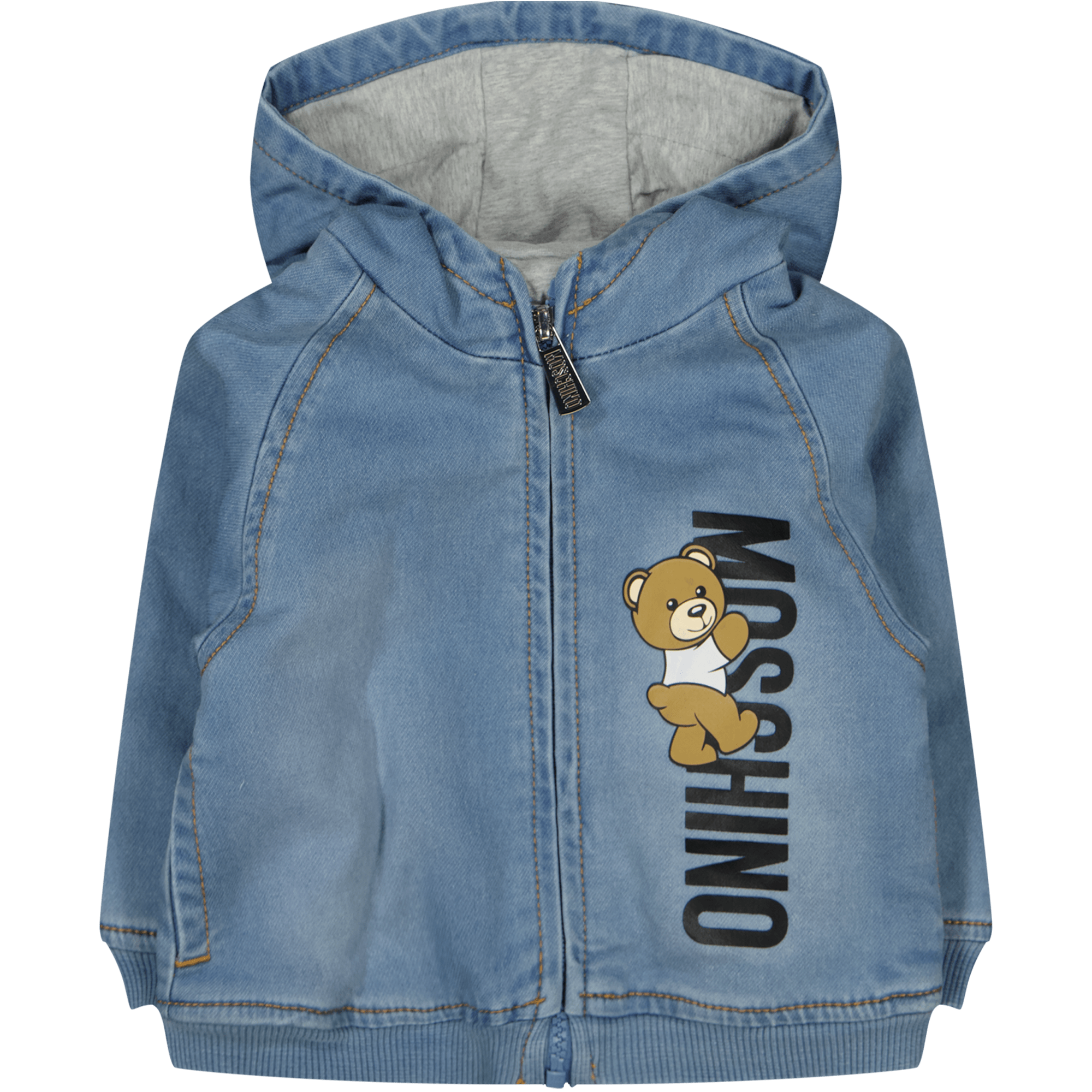 Moschino MUS02M LDE17 baby coat jeans Superstellar