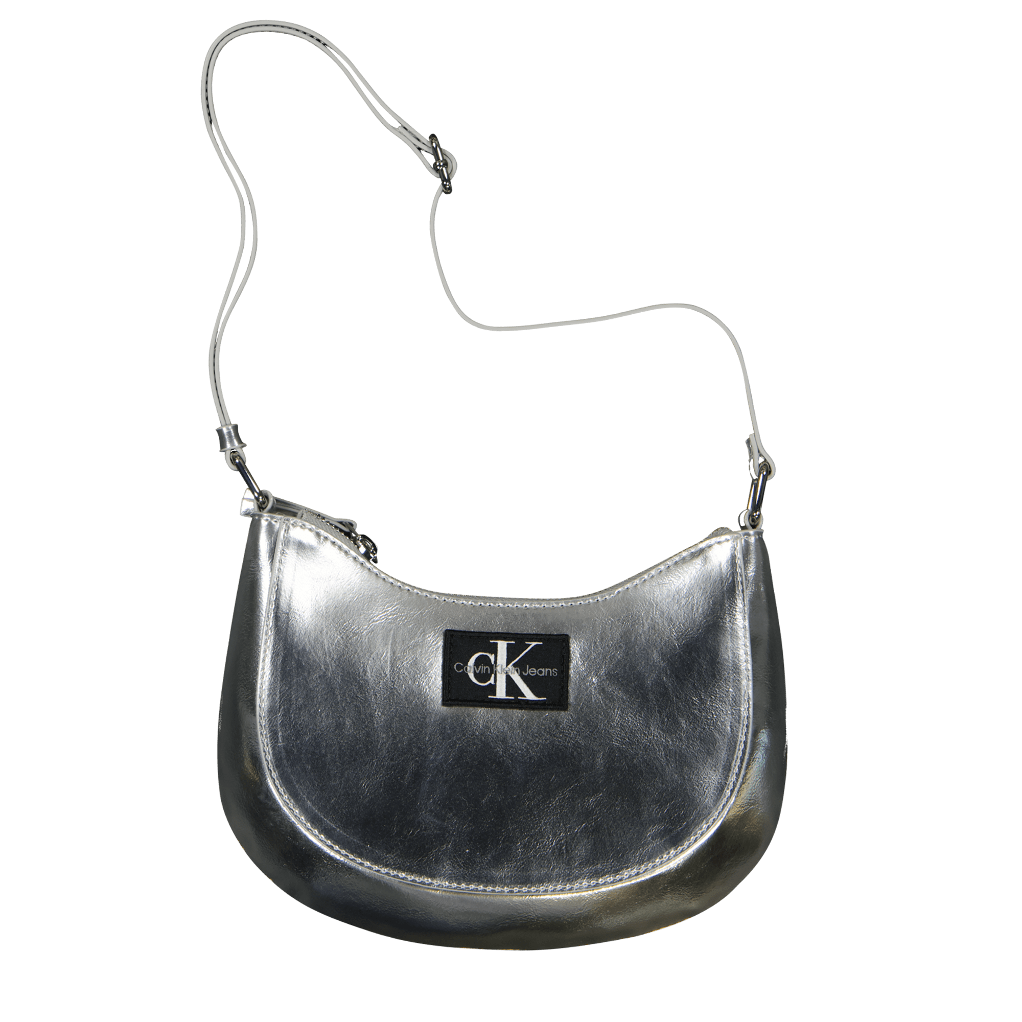 Calvin klein clear logo bag deals