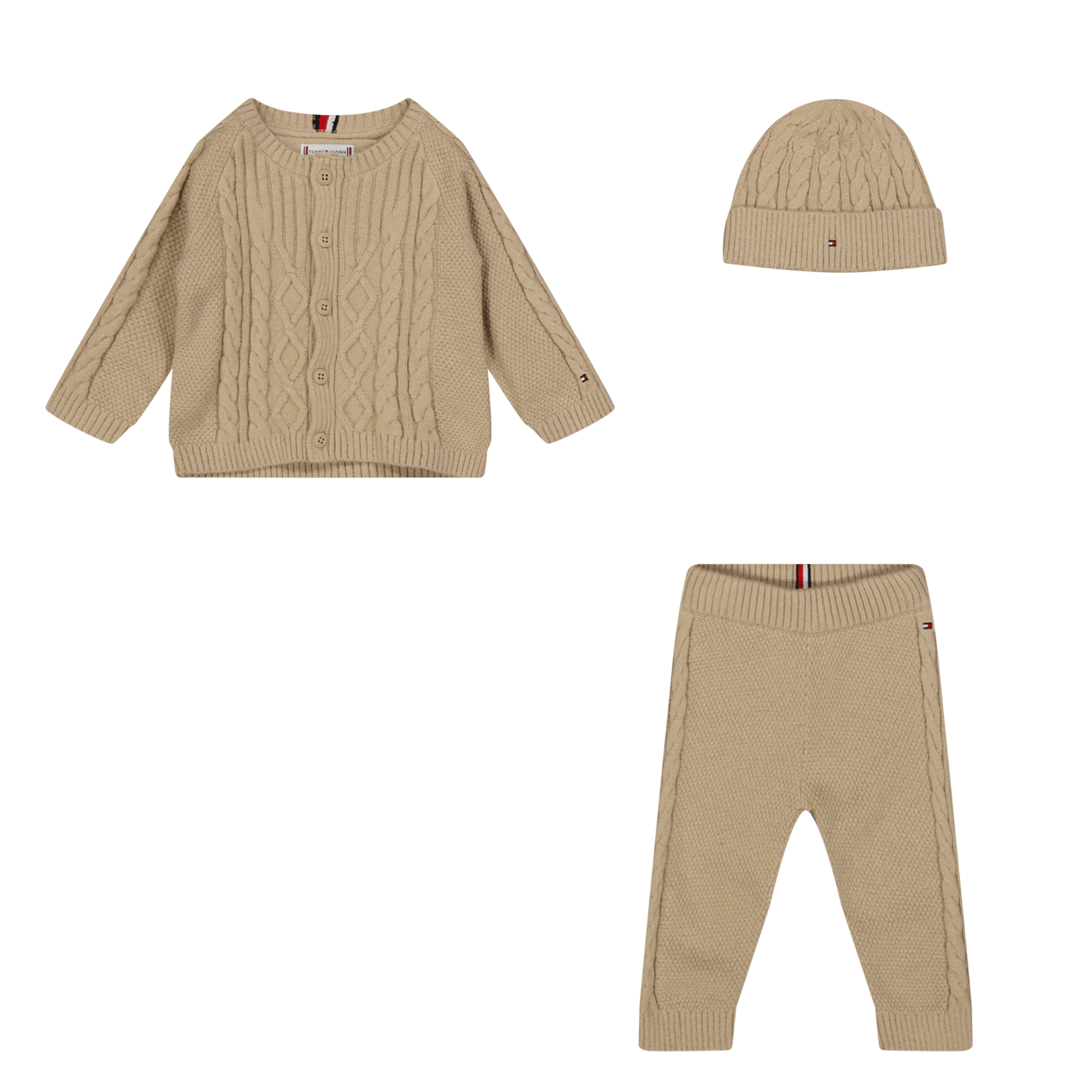 Tommy Hilfiger KN0KN01735 BABYYSET BEIGE Superstellar