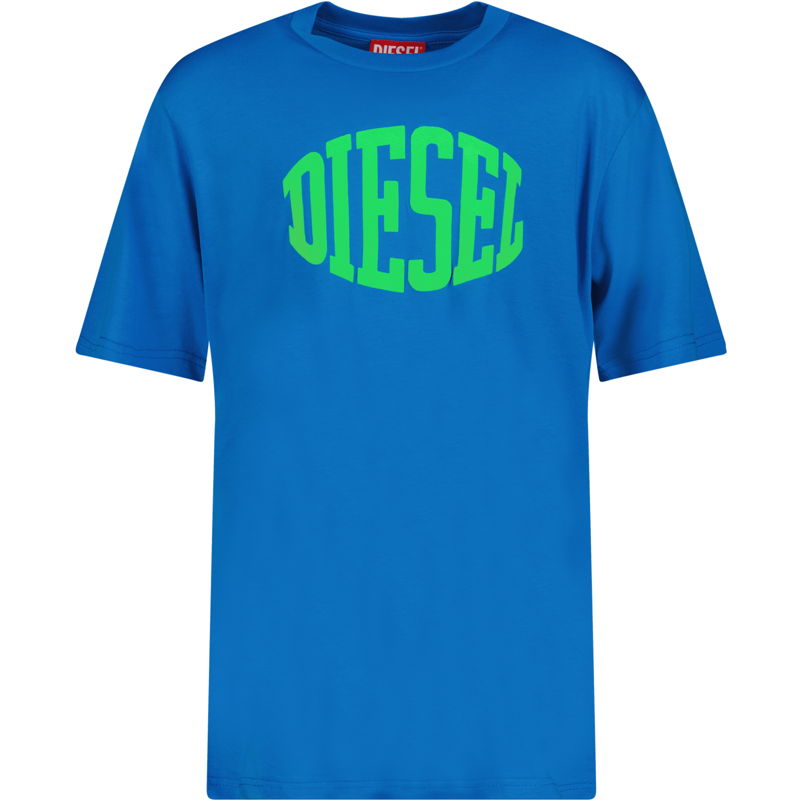 Diesel Kinder Jongens T-Shirt Blauw 4Y