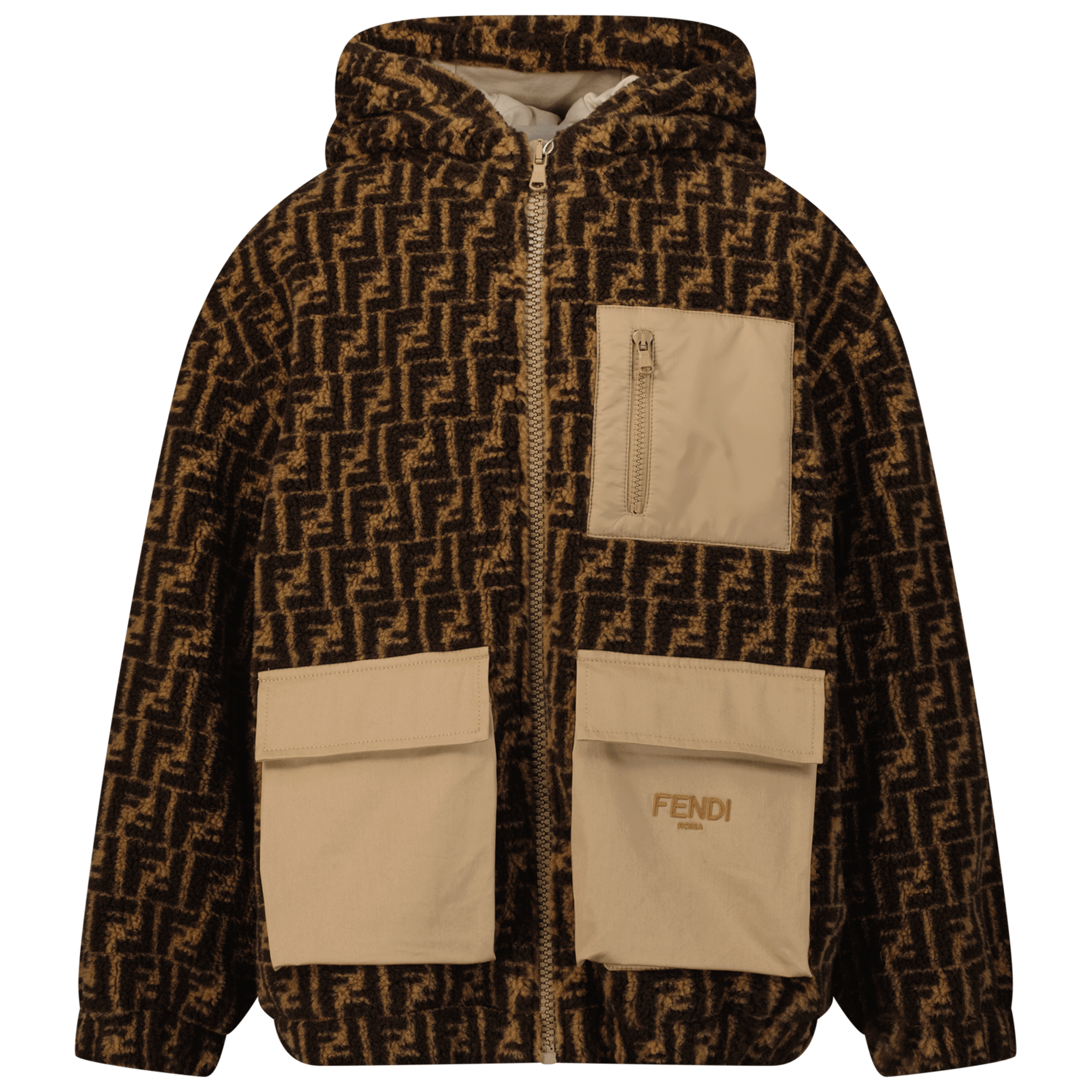 Fendi store transparent jacket