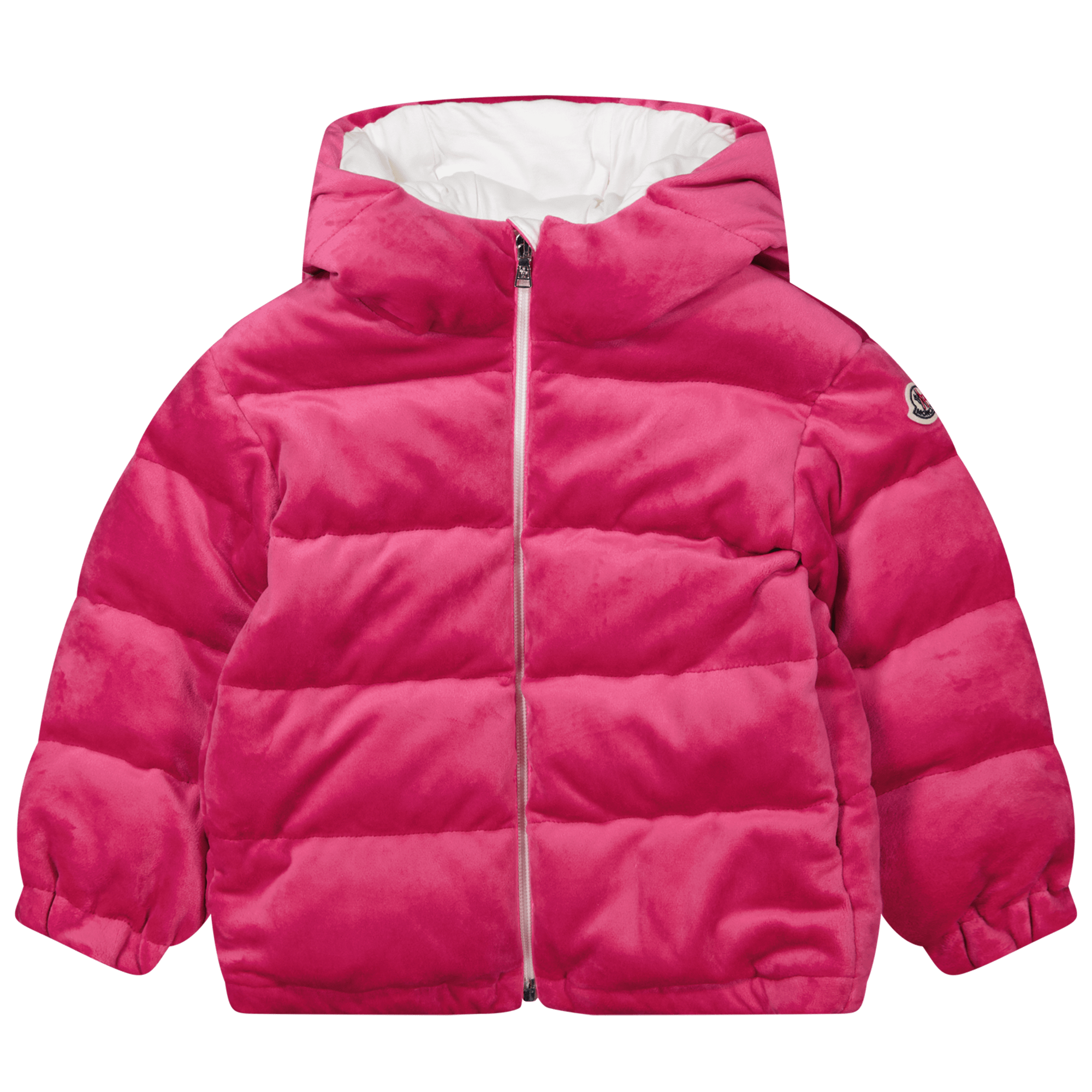 Girls pink 2025 moncler coat