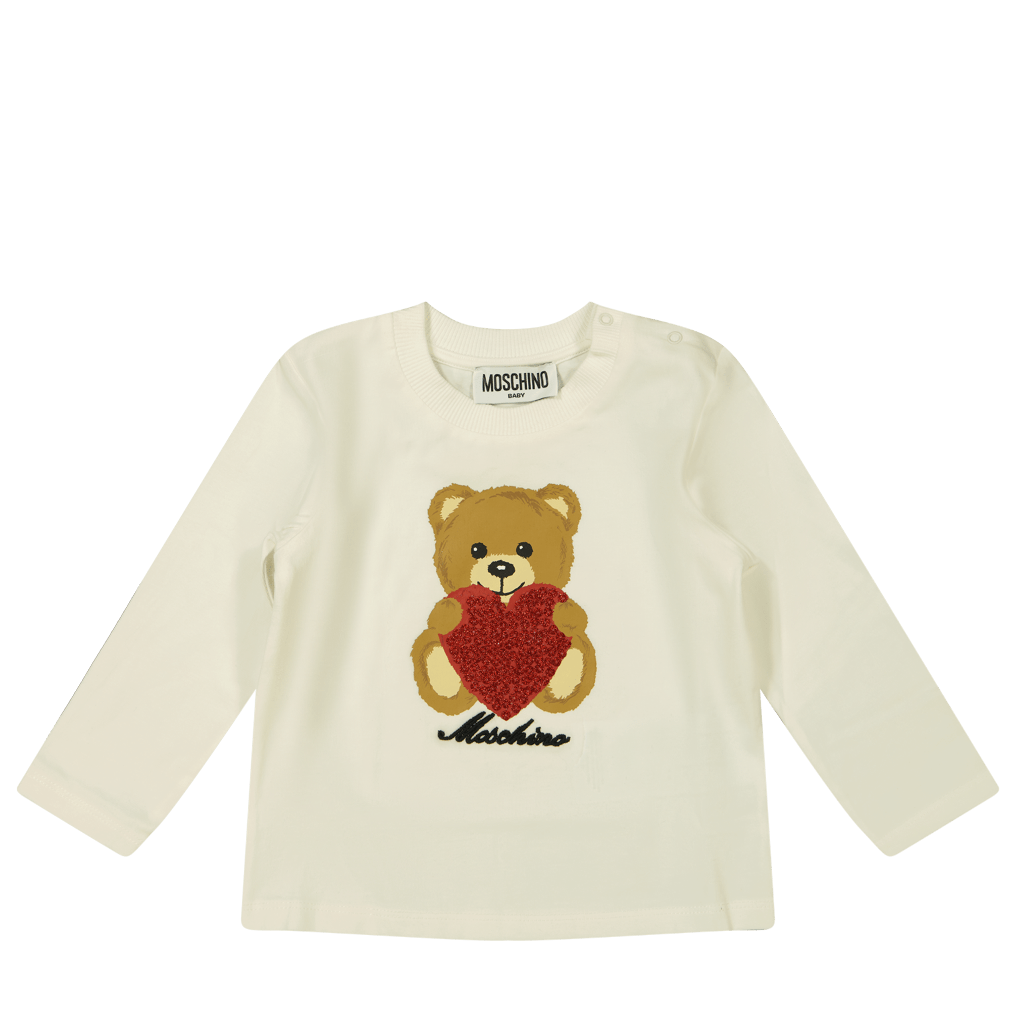 Moschino Baby Girls TShirt Off White Superstellar