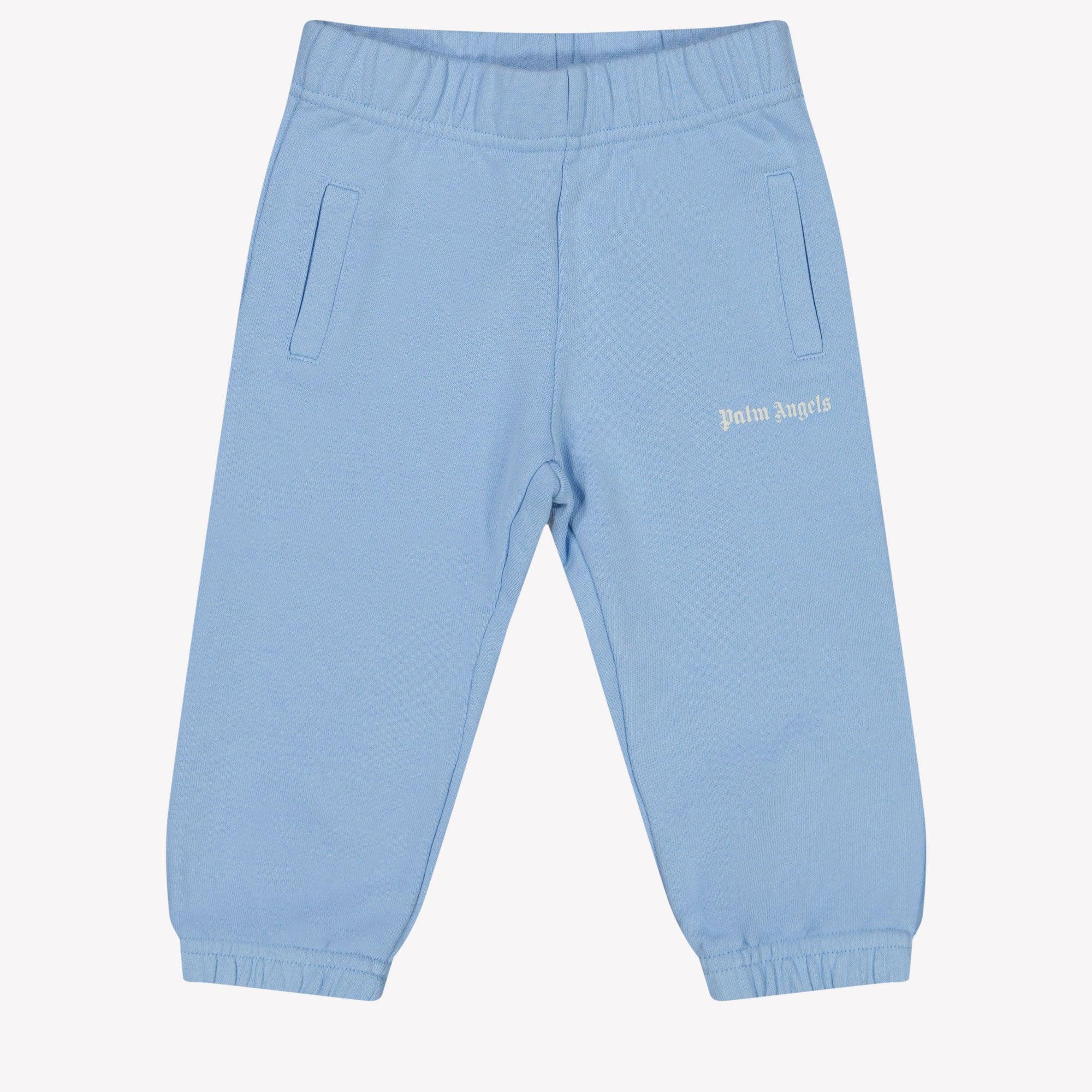 Palm Angels Baby Boys Trousers in Light Blue Superstellar