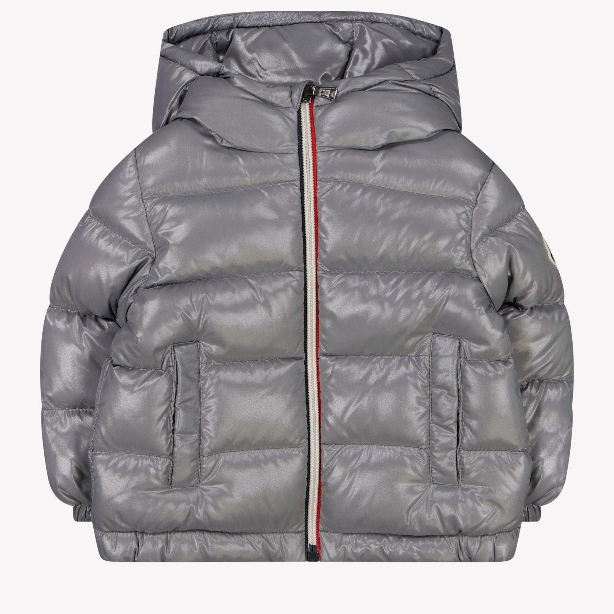 Moncler New Aubert Baby Boys Jacket Gray