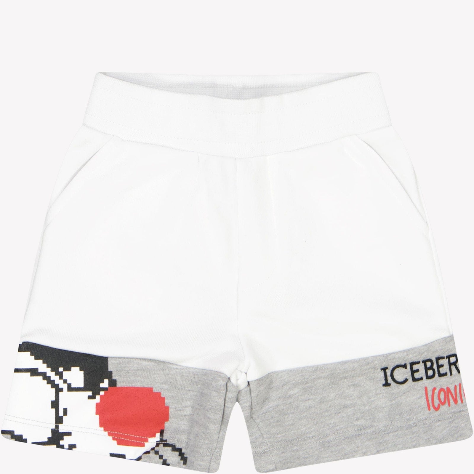 Iceberg Baby Jongens Shorts Wit 6 mnd