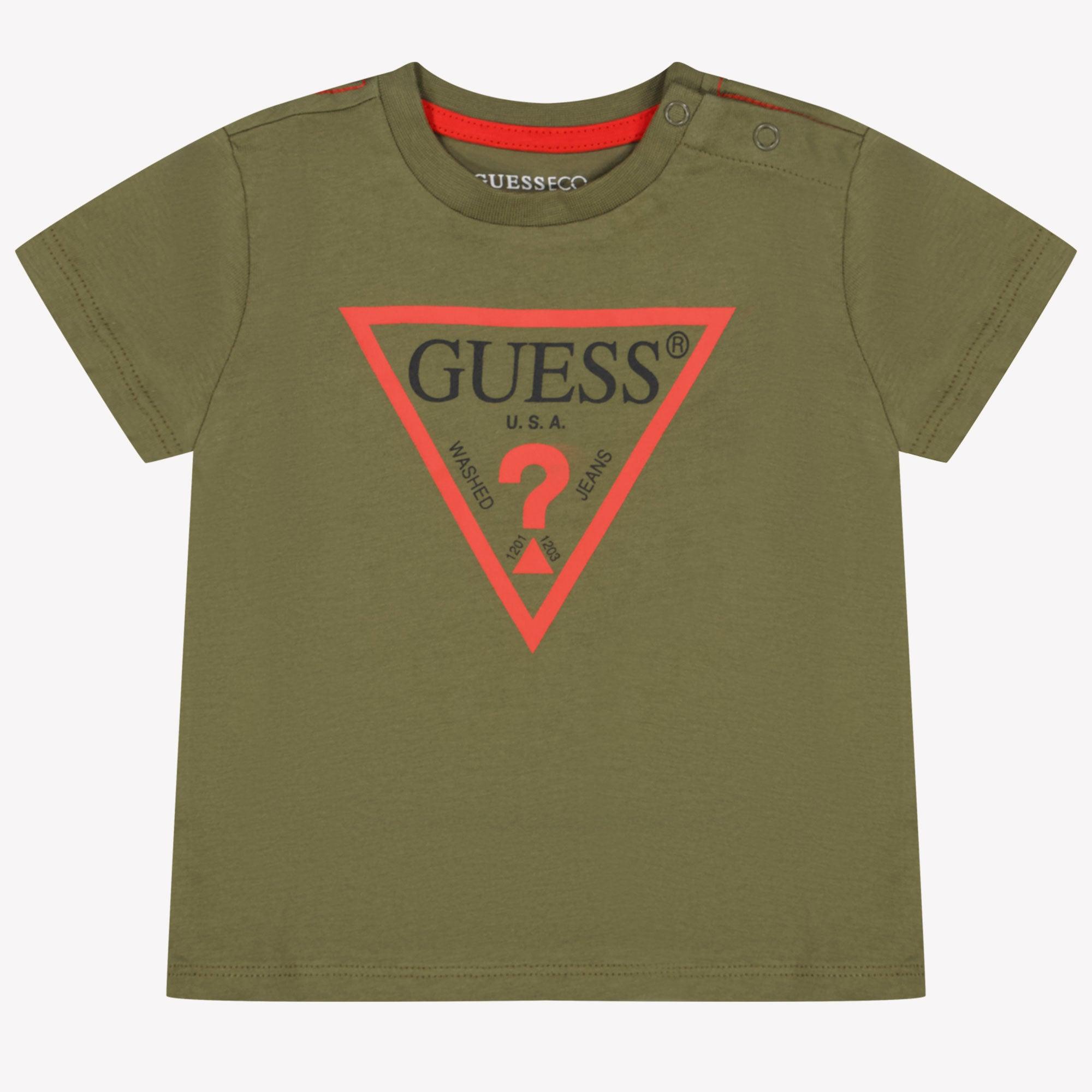 Guess Baby Boys Camiseta Ejercito Superstellar