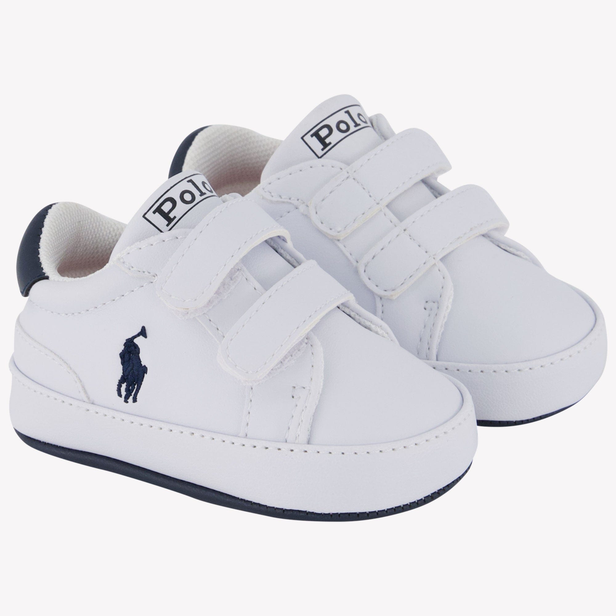 Ralph lauren b b gar ons baskets blancs Superstellar