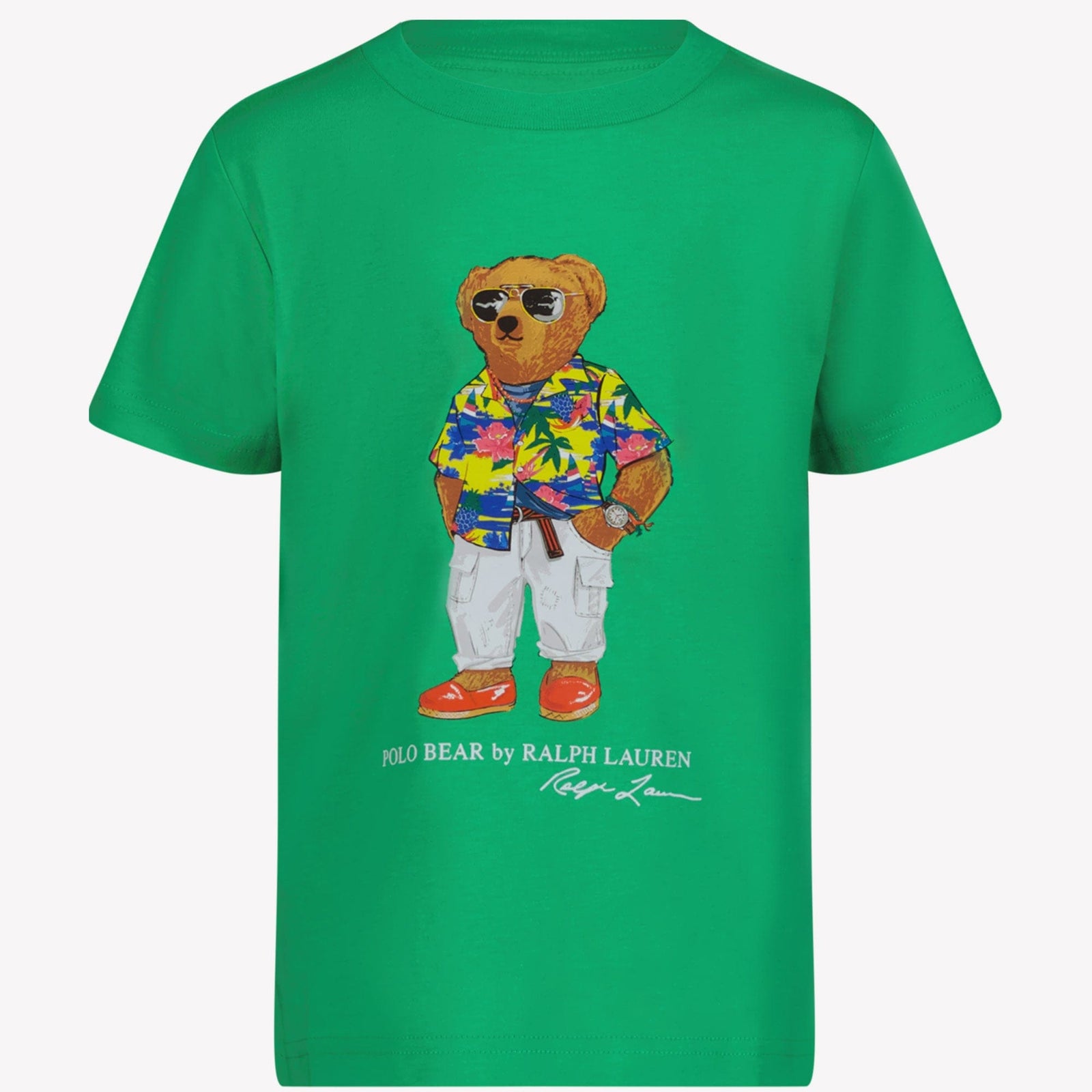 Ralph Lauren Kinder Jongens T-Shirt Groen 5Y