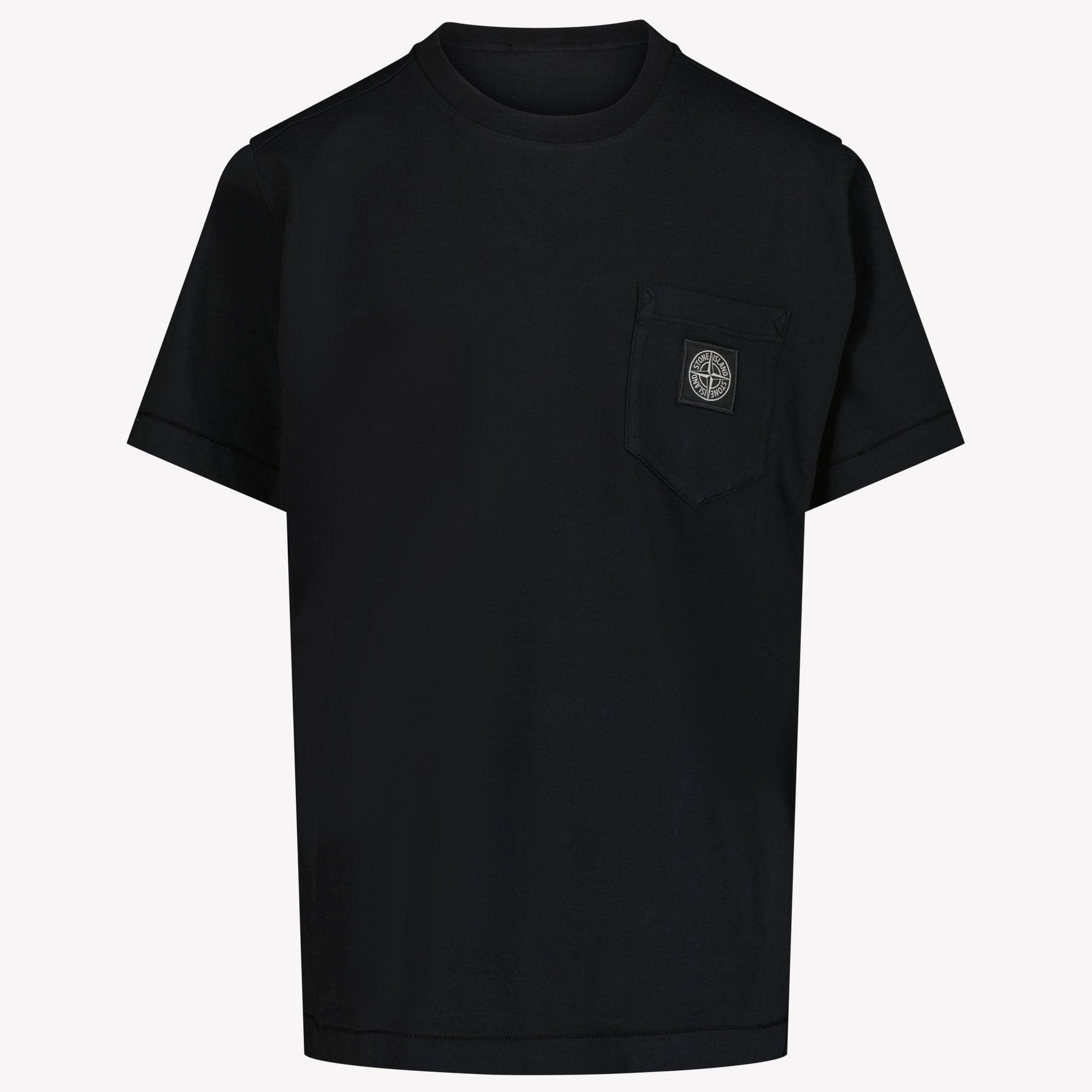 Stone Island Children s boys in t shirt Black Superstellar