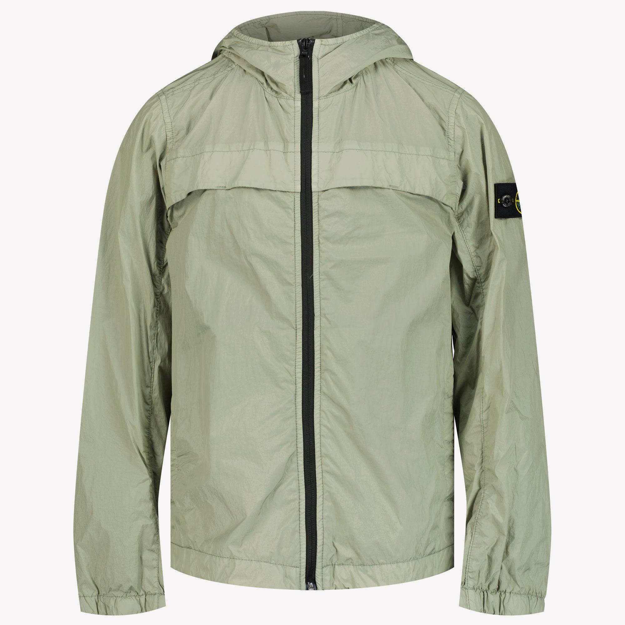 Stone Island Children s boys summer jacket in Olive Green Superstellar