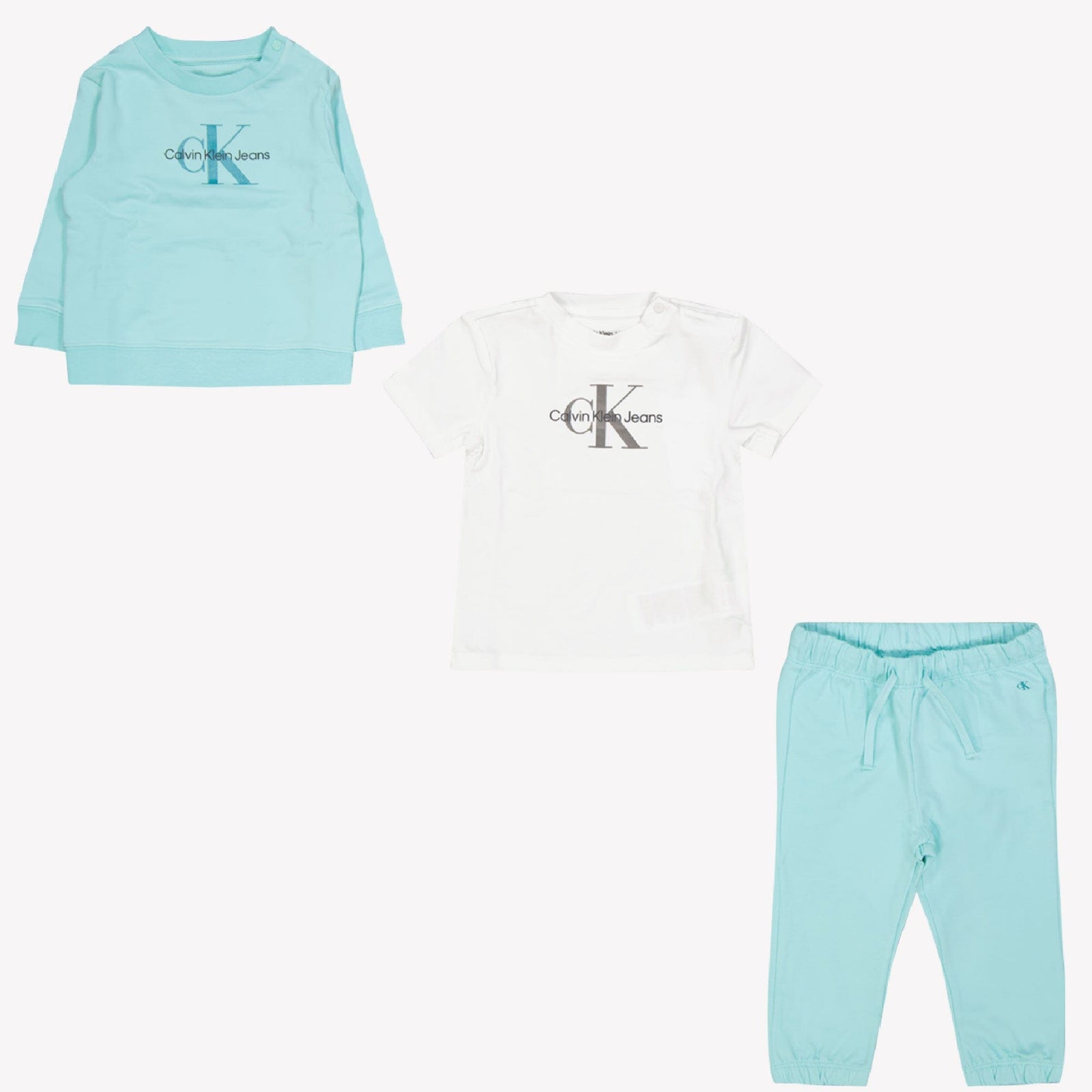 Calvin Klein Baby Unisex Joggingpak Turquoise 68