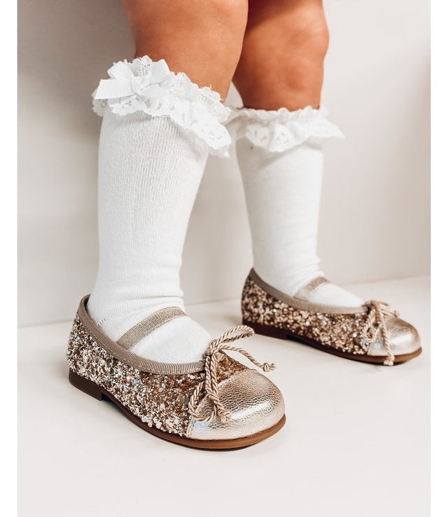 Sapatos de bailarina para pequenas princesas