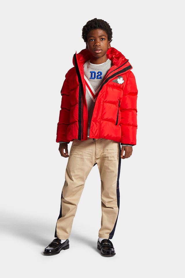 Dsquared2 Chaqueta de invierno de niños rojo