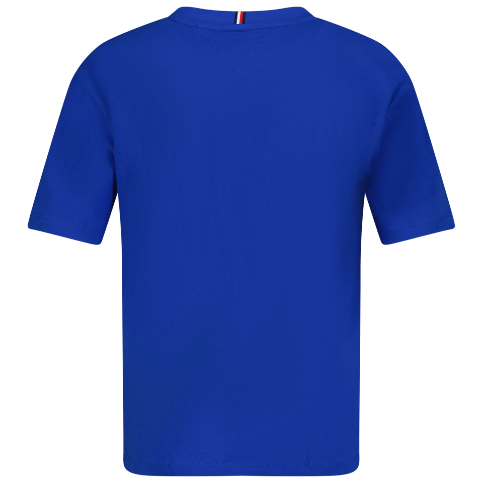 Tommy Hilfiger Kinder Jongens T-Shirt Cobalt Blauw
