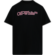Off-White Kinder T-Shirt Zwart 4Y