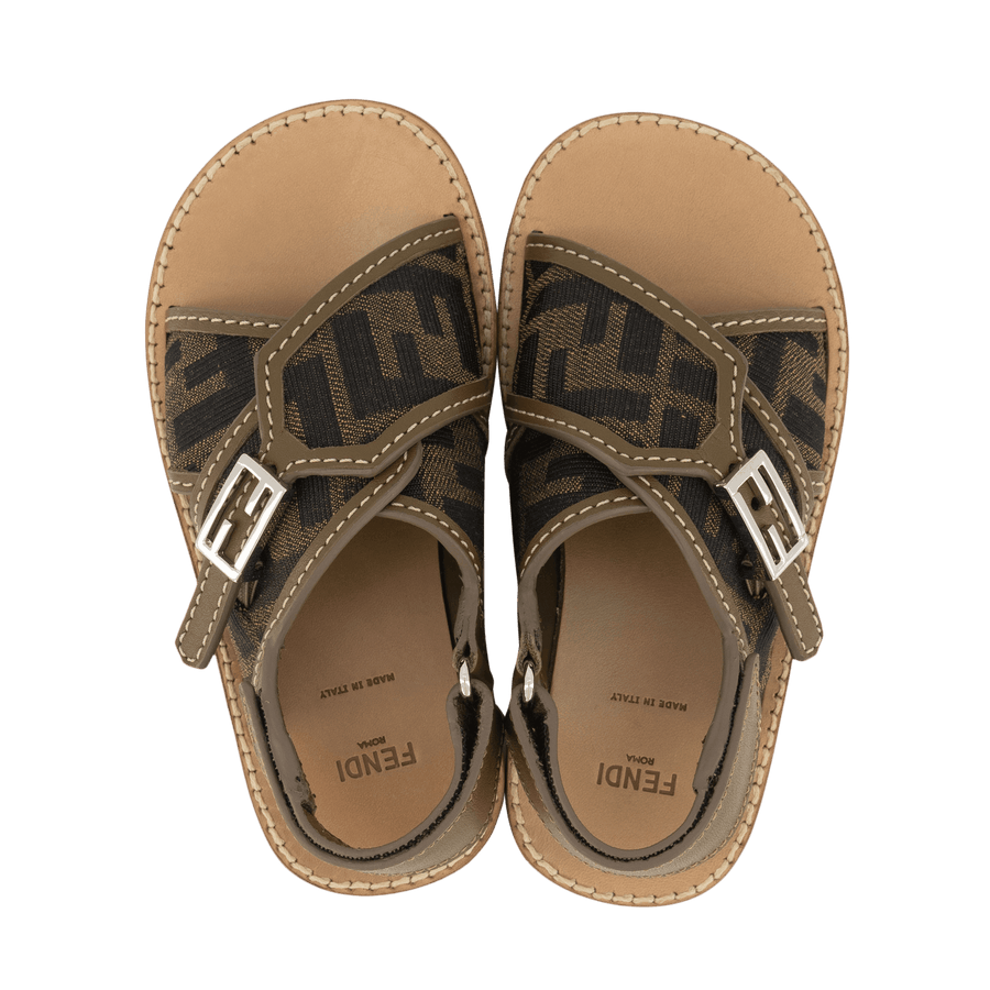 Fendi Kinder Jongens Sandalen Bruin