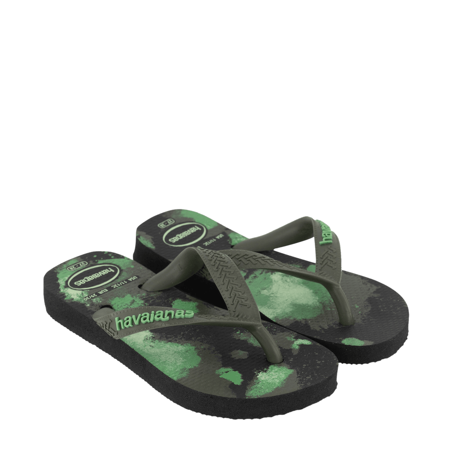Havaianas Kinder Jongens Slippers Zwart