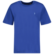 Ralph Lauren Ragazzo Ragazzi Maglietta Blu