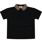 Burberry Johane bébé Garçons Polo Noir