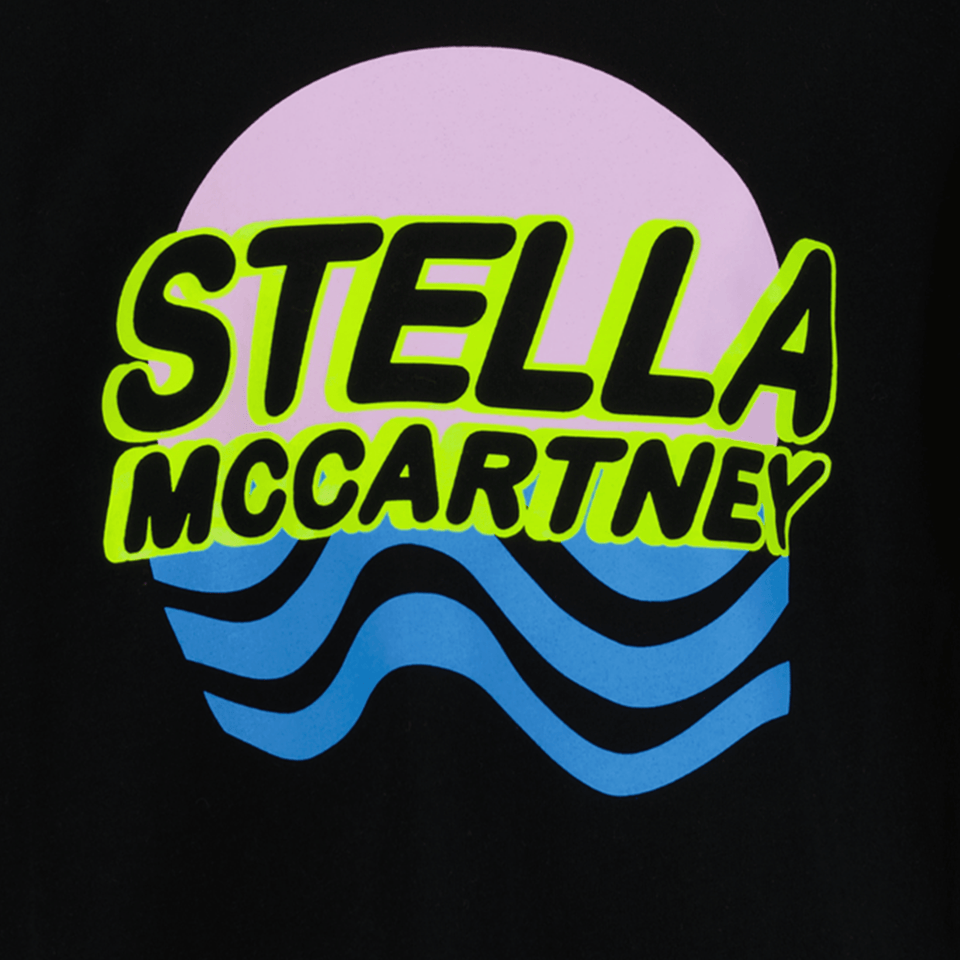Stella McCartney Kinder Meisjes T-Shirt Zwart
