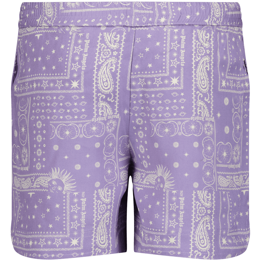 Palm Angels Kinder Meisjes Shorts Lila