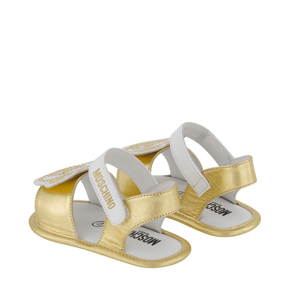 Moschino Baby Meisjes Sneakers Goud