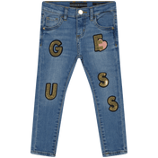 Guess Enfant Filles jeans Bleu