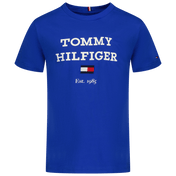 Tommy Hilfiger Kids Boys t-skjorte koboltblå
