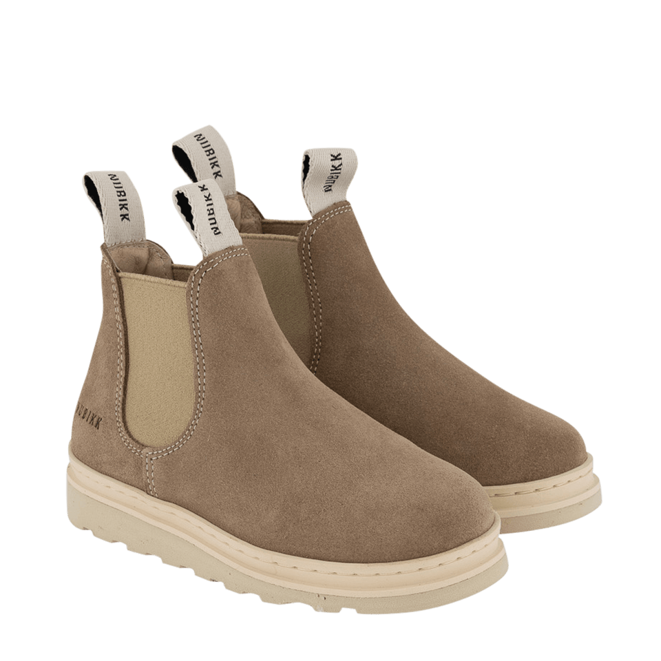 Nubikk Kinder Unisex Laarzen Taupe