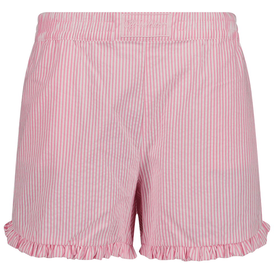 Off-White Kinder Shorts Roze 4Y