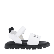 Dsquared2 druh unisex sandály bílé