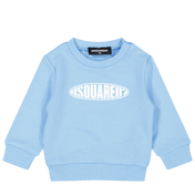 Dsquared2 Baby unisex sweter jasnoniebieski