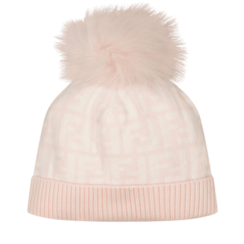 Fendi Bambino Ragazze Cappuccio Rosa Chiaro