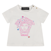 Versace Baby Girls T-Shirt White