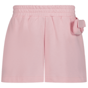 Fendi dětské dívky šortky světle růžové