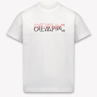 Off-White Kinder Jungen T-Shirt In Weiß