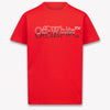 Off-White Kinder Jungen T-Shirt In Rot
