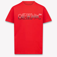 Off-White Kinder Jungen T-Shirt In Rot