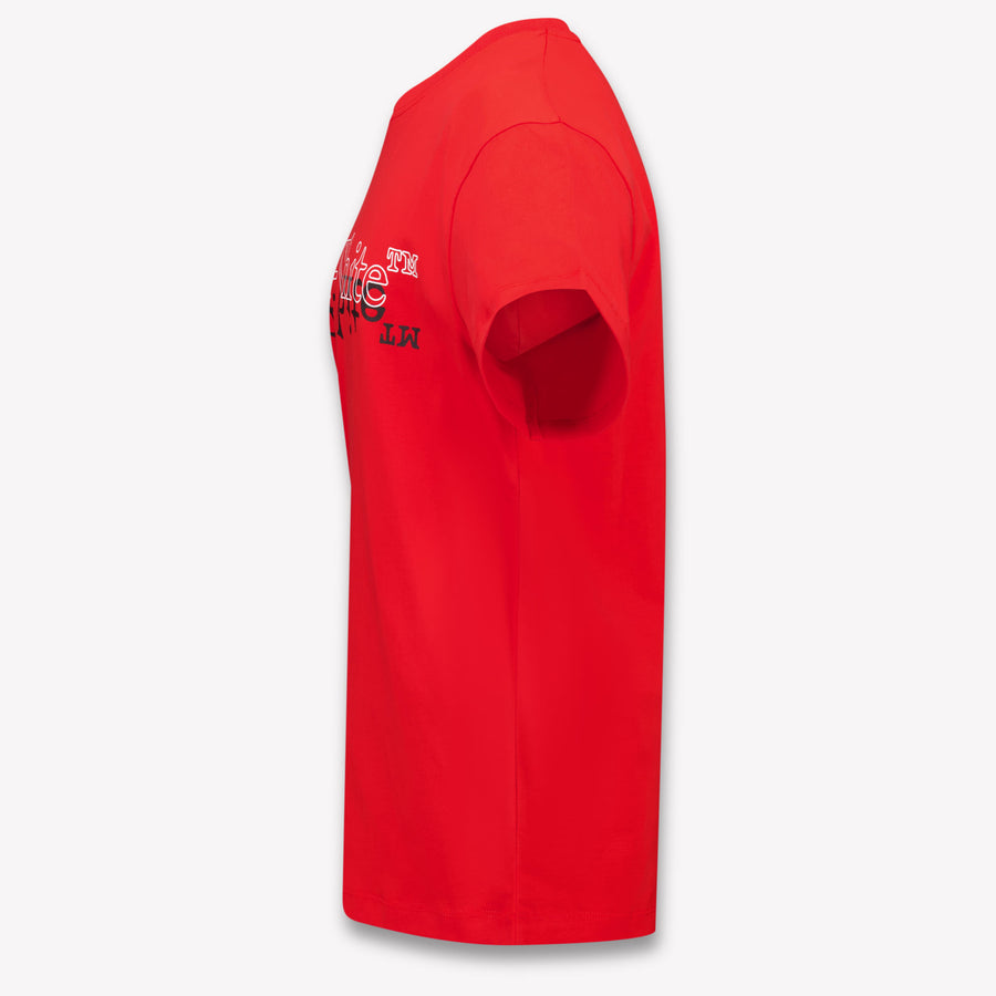 Off-White Kinder Jungen T-Shirt In Rot