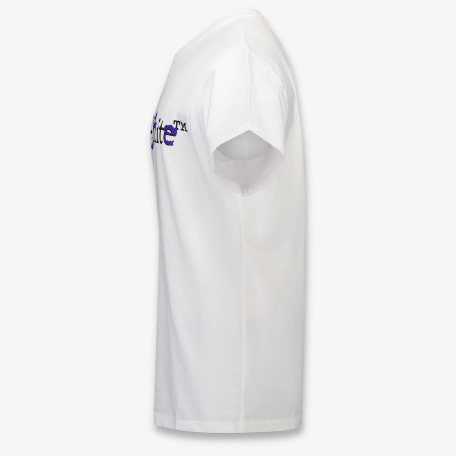 Off-White Kinder Jongens T-Shirt In Wit