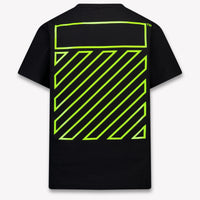 Off-White niños Chicos Camiseta adentro Negro