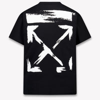 Off-White Kinder Jungen T-Shirt In Schwarz