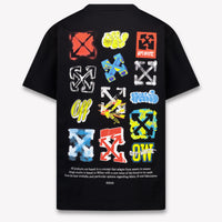 Off-White Kinder Jungen T-Shirt In Schwarz