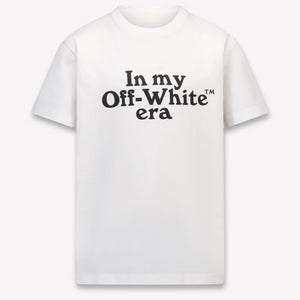 Off-White Kinder Jungen T-Shirt In Weiß