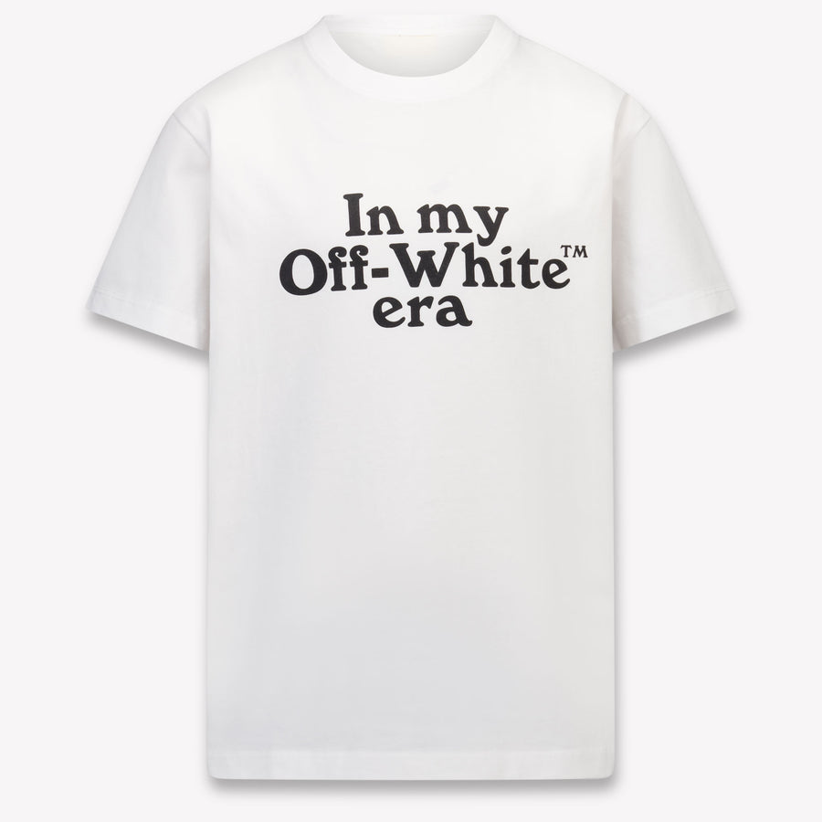 Off-White Kinder Jungen T-Shirt In Weiß