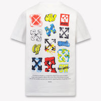 Off-White Kinder Jungen T-Shirt In Weiß