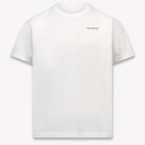 Off-White Kinder Jungen T-Shirt In Weiß