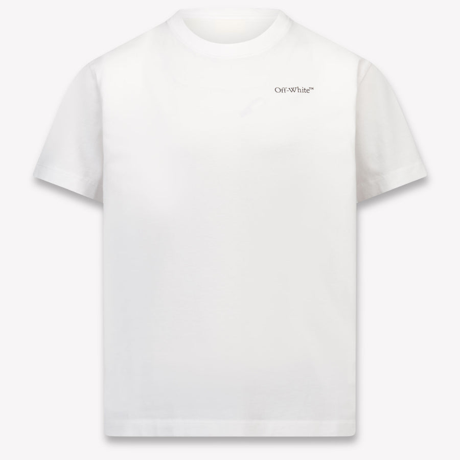 Off-White Kinder Jungen T-Shirt In Weiß