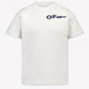 Off-White Kinder Jungen T-Shirt In Weiß